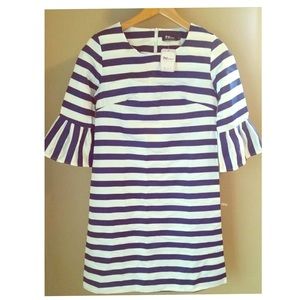 NWT Popreal blue/white tunic mini dress